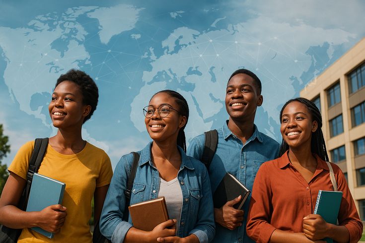 Étudiants africains en formation